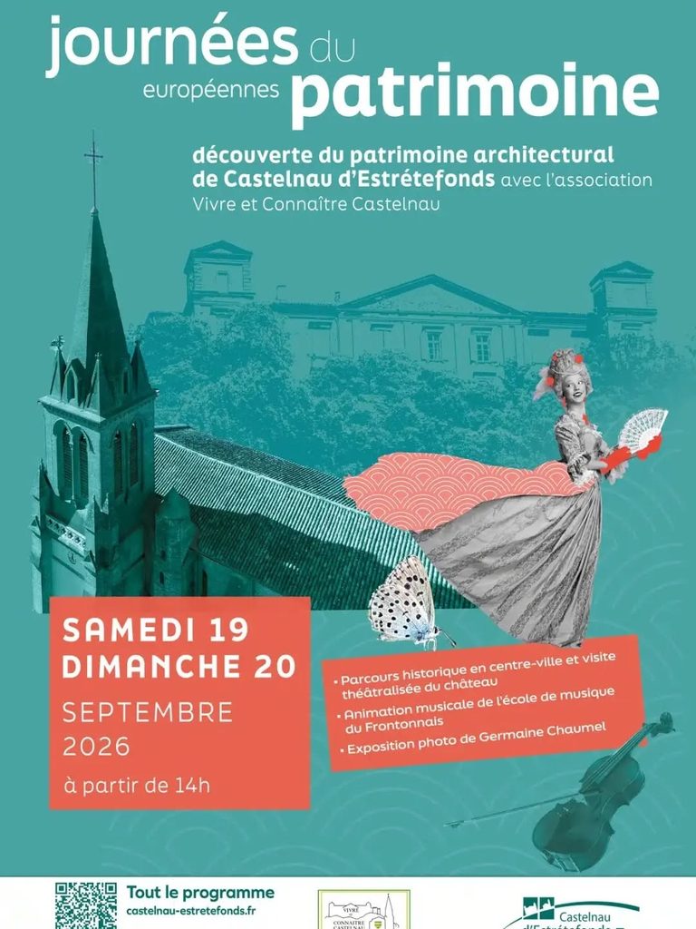 Journées du Patrimoine à Castelnau d'Estrétefonds (20/09/2026) 811711016 18084158090495303 2793088789991581059 n
